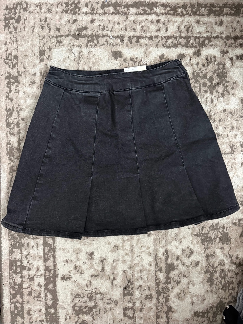 Black Denim skirt